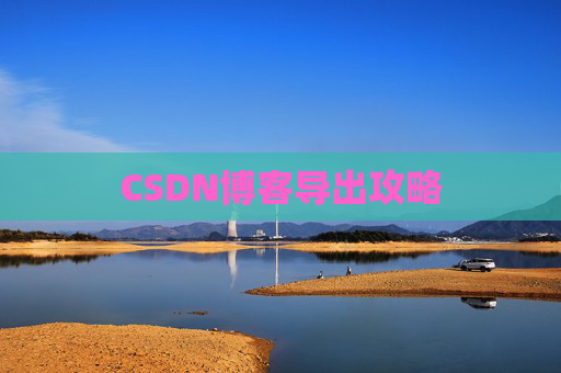 CSDN博客导出攻略